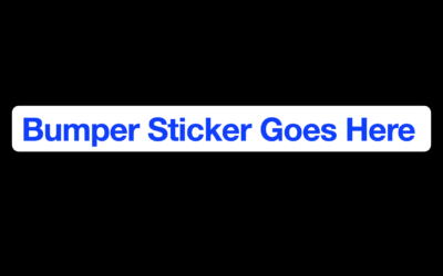 Bumper Sticker